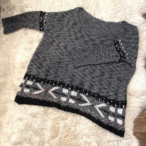 Free People Oversized Comfy Open Knit Nubby Sweater size S/P